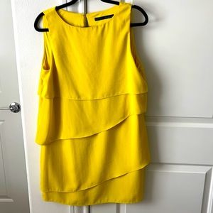 Beautiful yellow dress.